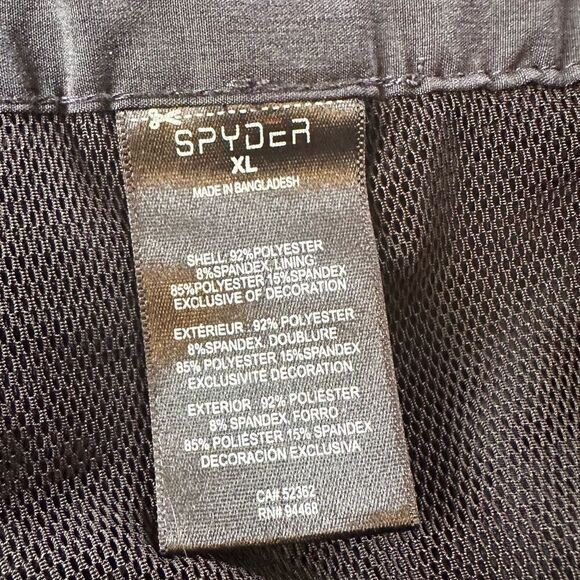 Spyder Black Outdoor Adventure Shorts in Size XL with 7.75" IS - Picture 2 of 7